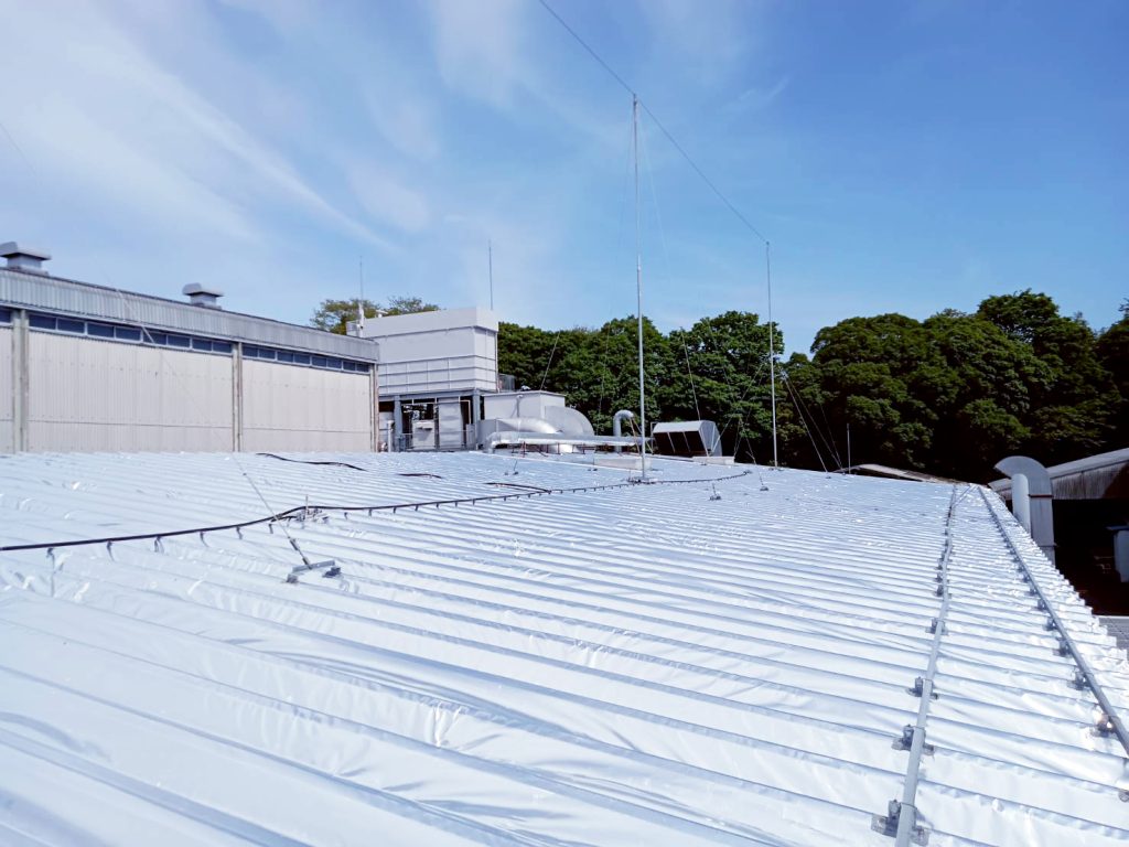 株式会社ピラミッド様(滋賀県彦根市)サーモバリアスカイで消費電力削減・暑さ対策