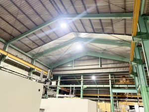 有限会社ヨシミプリント工業様(岐阜県揖斐郡大野町)施工中にも体感温度が変わっていくのを感じた！