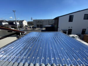 岐阜県高山市物流倉庫遮熱効果アップ！スカイ工法で省エネ環境を実現